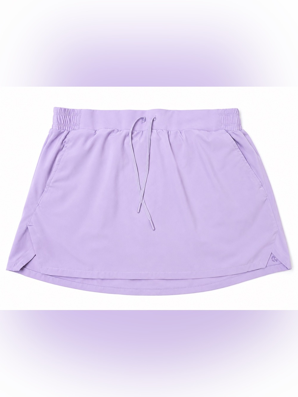 Lilac Athletic Skort with Drawstring Waist